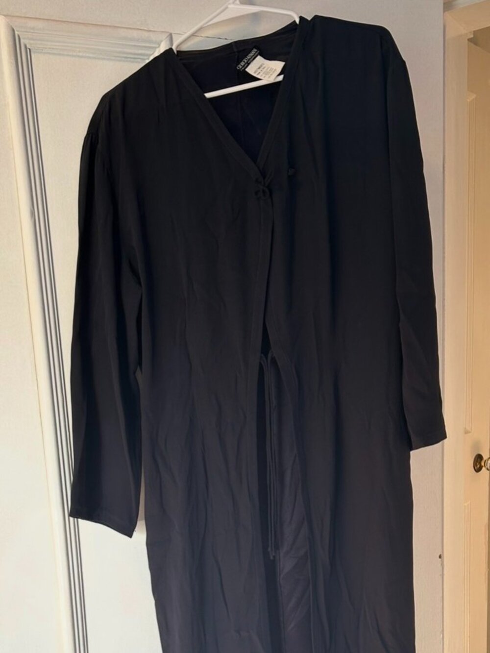 Long ARMANI Duster Cardigan with frog fastener